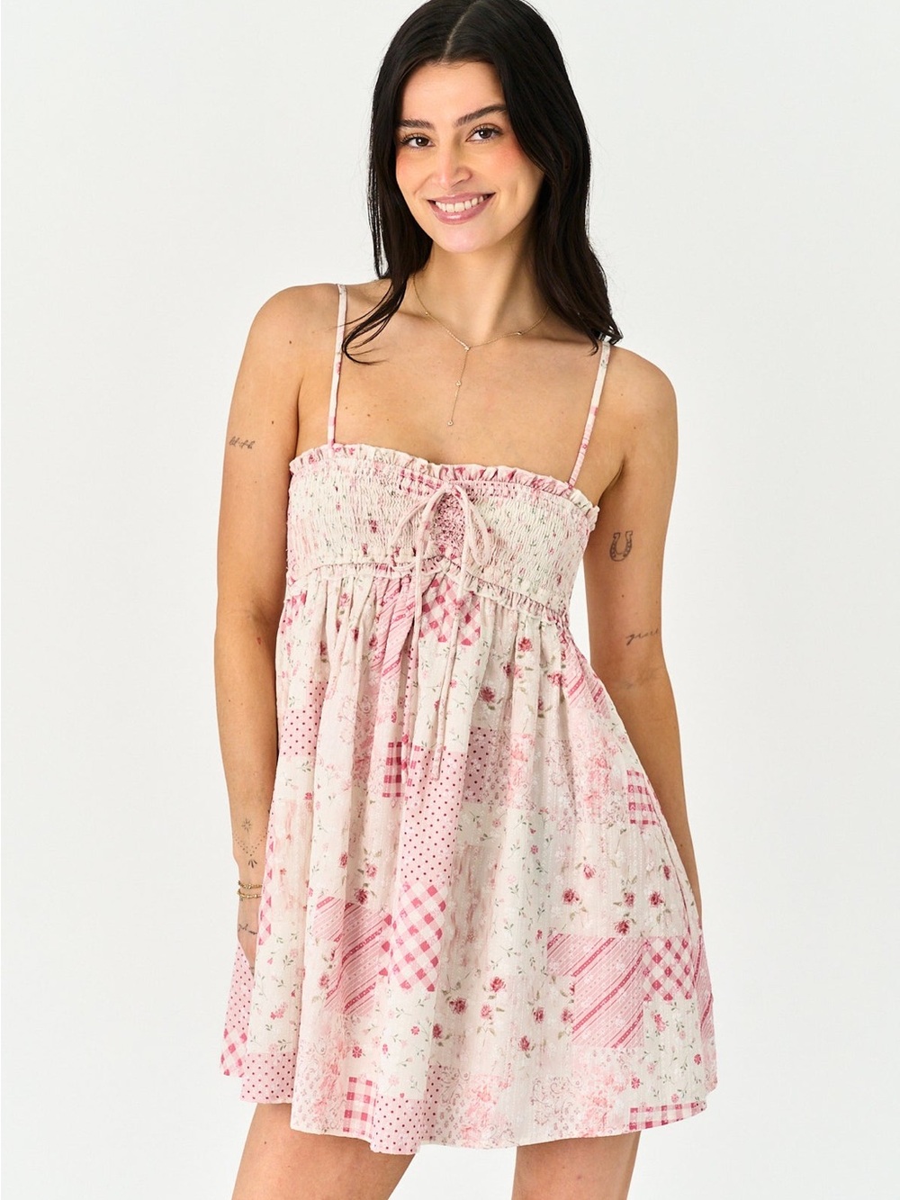 Grey Bandit Love Notes mini dress